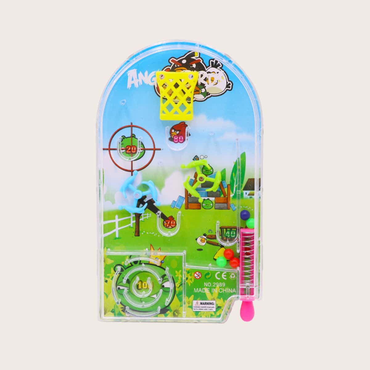 

1pc Pocket Marble Game Machine, Multicolor