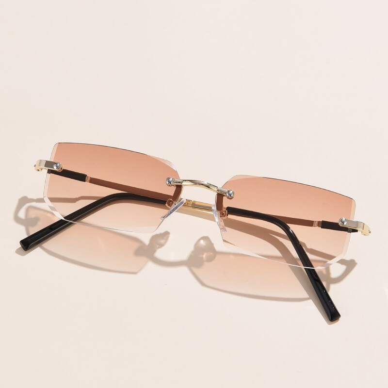 

Rimless Tinted Lens Sunglasses