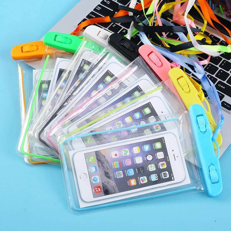

1pc Random Clear Phone Waterproof Bag, Multicolor