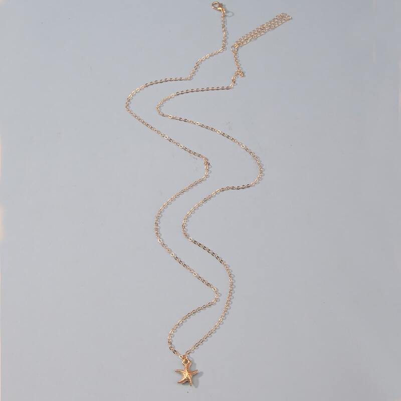 

Starfish Decor Waist Chain, Gold