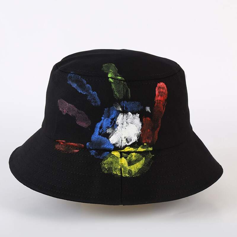 

Guys 1pc Graphic Bucket Hat, Black