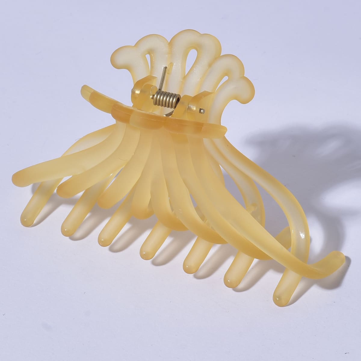 

1pc Simple Hair Claw, Champagne