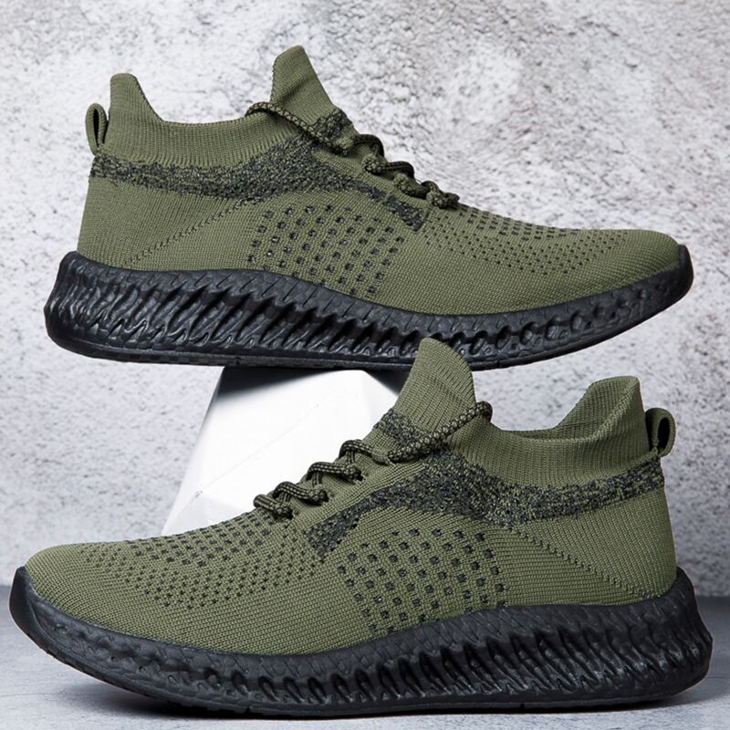 

Guys Lace Up Front Running Shoes, Green