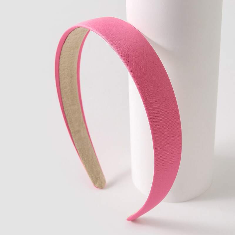 

1pc Solid Headband, Hot pink