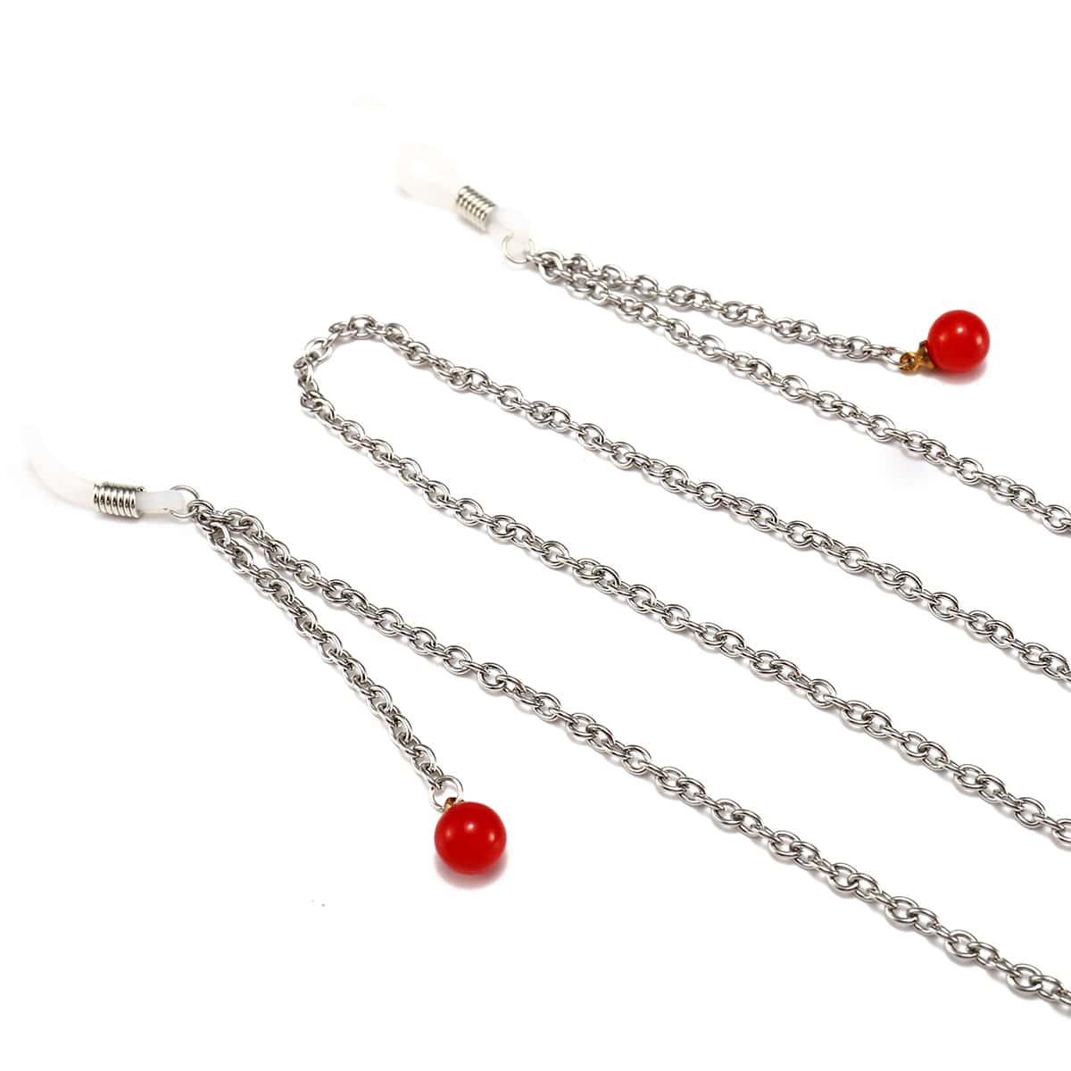 

Ball Decor Glasses Chain, Silver