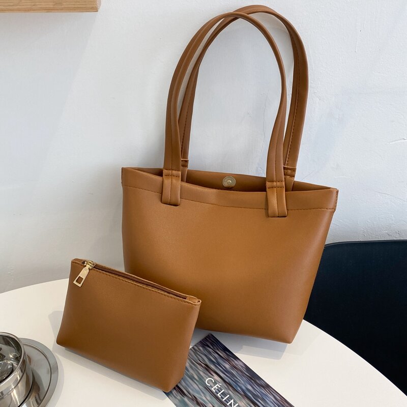 

Minimalist Tote Bag, Brown