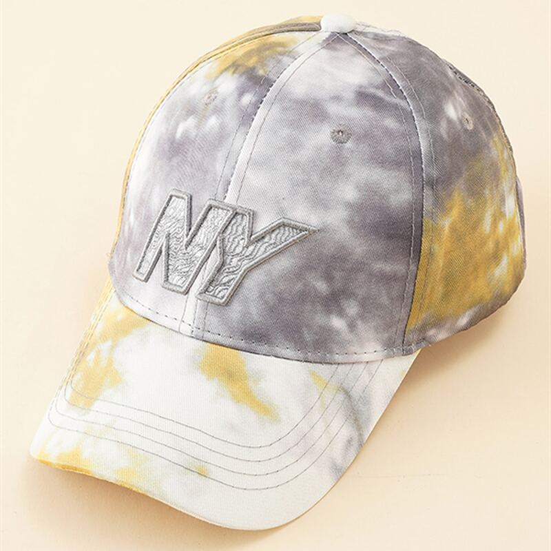 

Tie Dye Baseball Cap, Grey