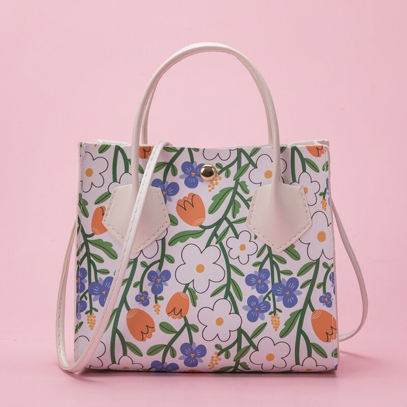 

Mini Floral Satchel Bag, Multicolor