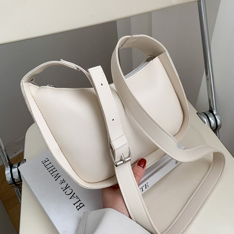 

Minimalist Crossbody Bag, Beige