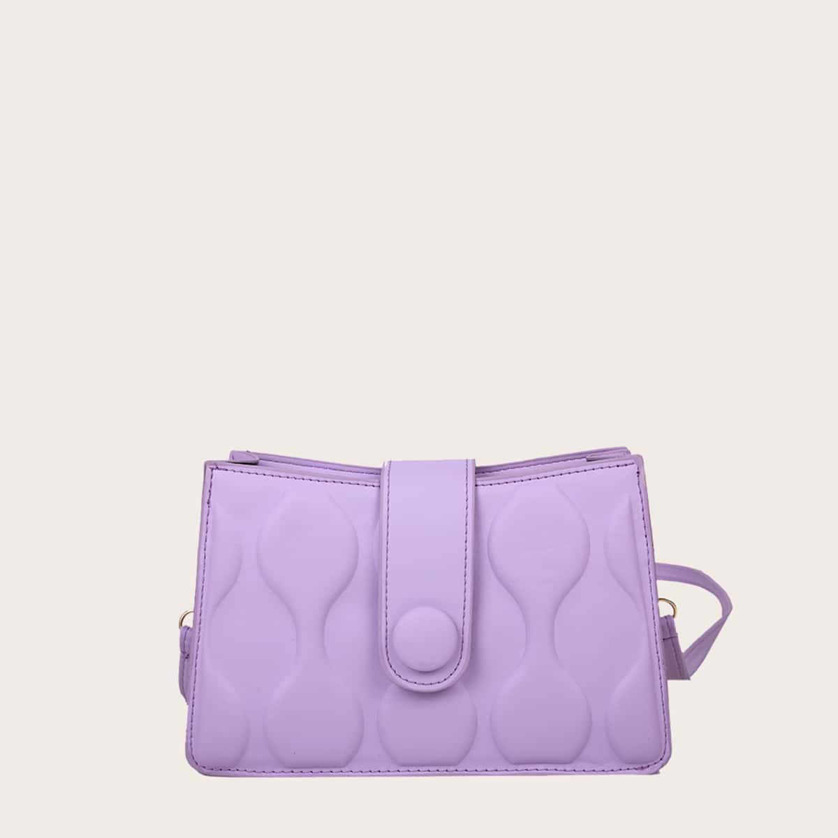

Textured Crossbody Bag, Purple
