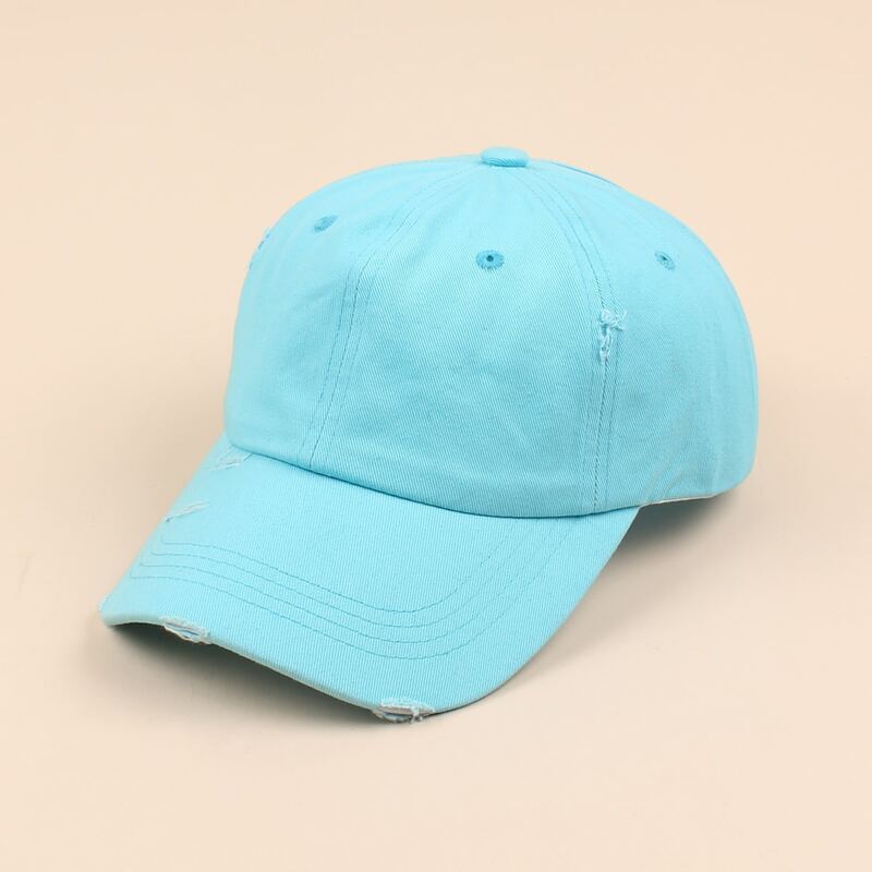 

Raw Edge Baseball Cap, Blue