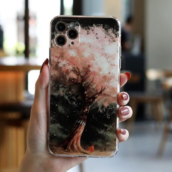 

Tree Print Phone Case, Multicolor