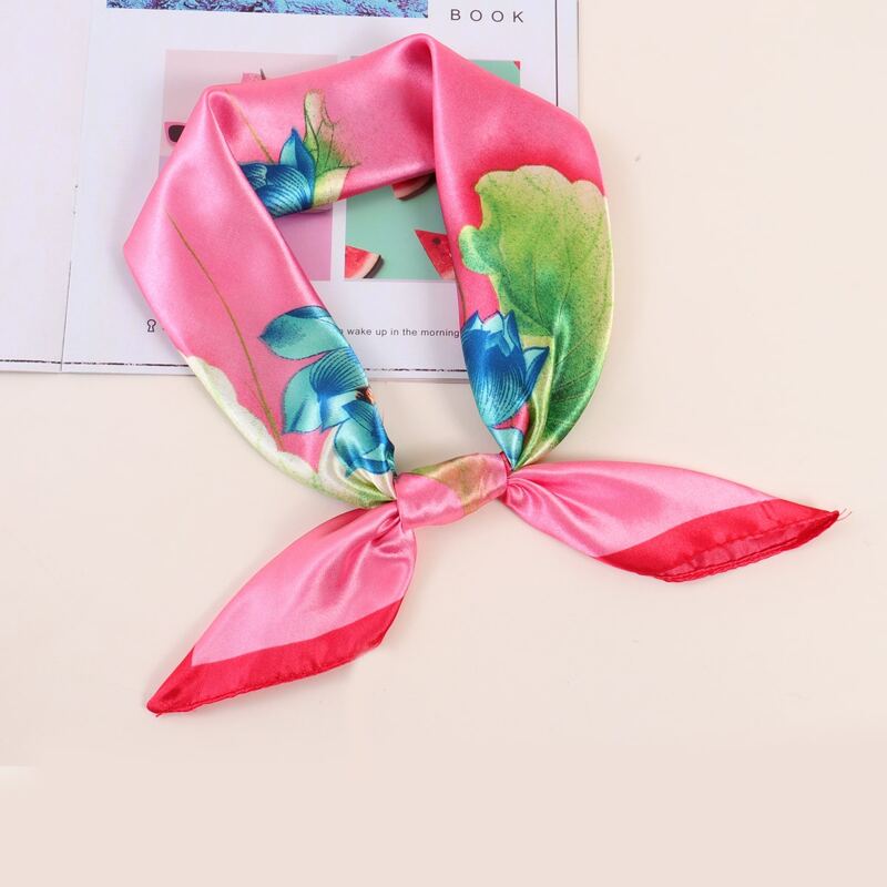 

Flower Pattern Scarf, Multicolor