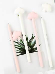 2 bút gel màu ngẫu nhiên thiết kế đám mây - Nhiều màu - Xem 3