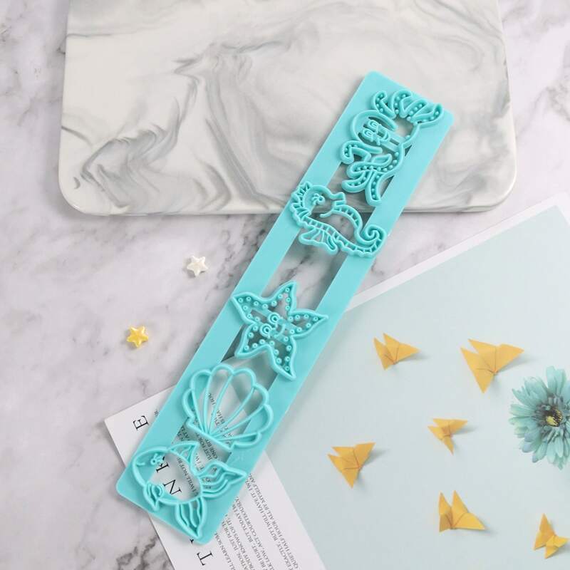 

1pc Cartoon Shaped Mold, Blue