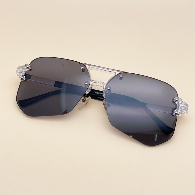 

Rimless Tinted Lens Sunglasses