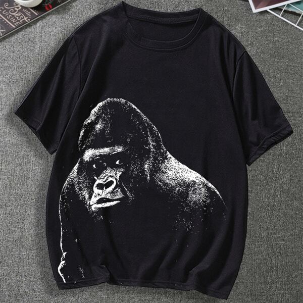 

Men Orangutan Print Tee, Black