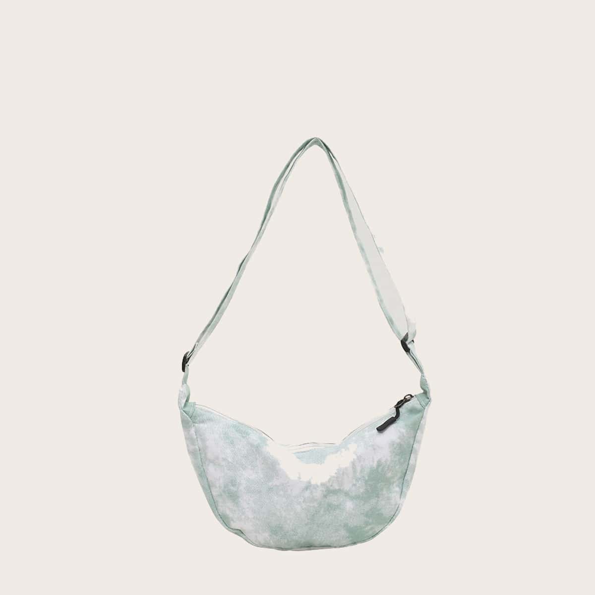 

Tie Dye Crossbody Bag, Green