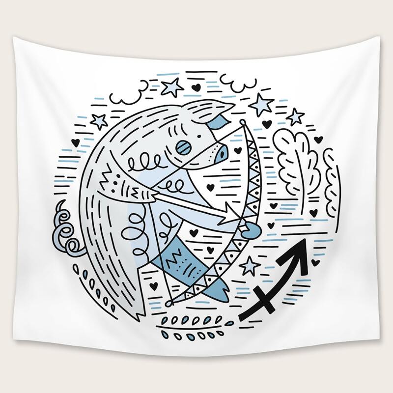 

Sagittarius Pattern Tapestry, Multicolor
