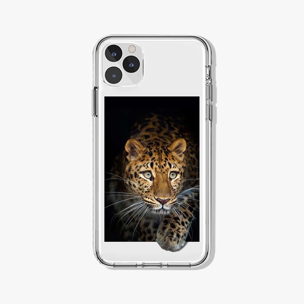 

Leopard Print Phone Case, Clear