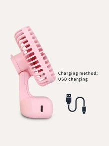 1入組迷你電扇和1入組數據線 - 粉色 - 查看 6