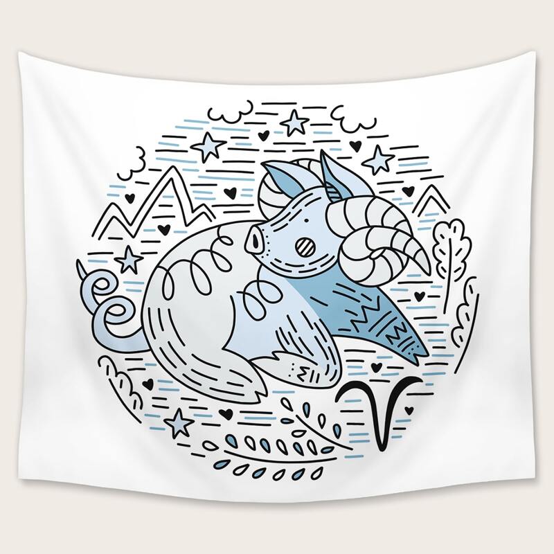 

Aries Print Tapestry, Multicolor