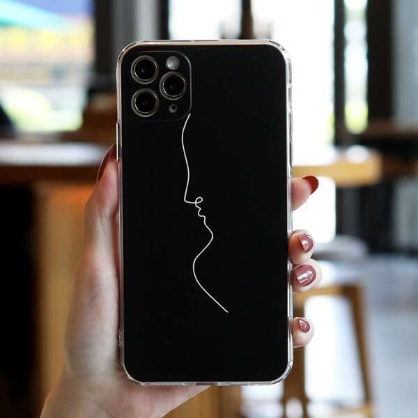 

Simple Phone Case, Black and white