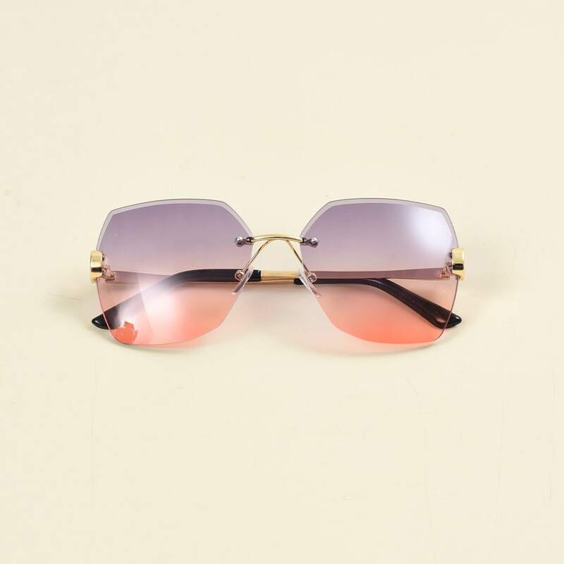 

Tinted Lens Rimless Sunglasses