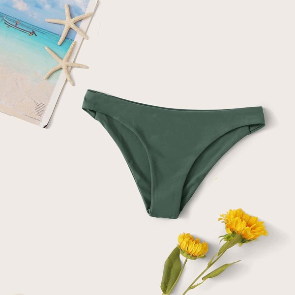 

Plain Bikini Panty, Army green
