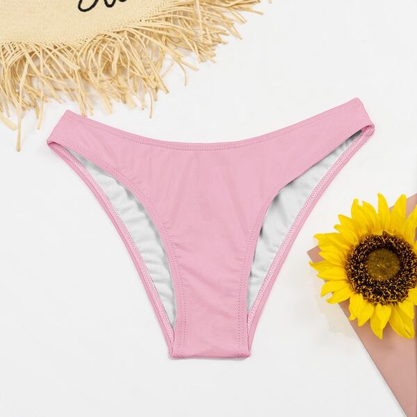 

Solid Bikini Panty, Pink