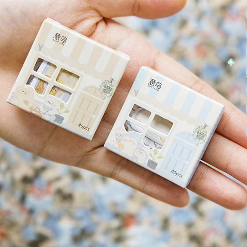 

45pcs Cartoon Print Sticker, Multicolor