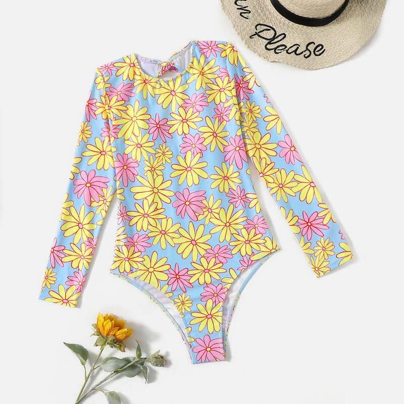 

Floral One Piece Swimsuit, Multicolor