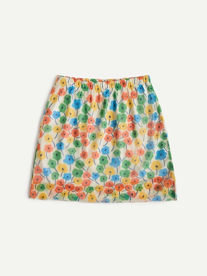 Rock mit Blume Grafik