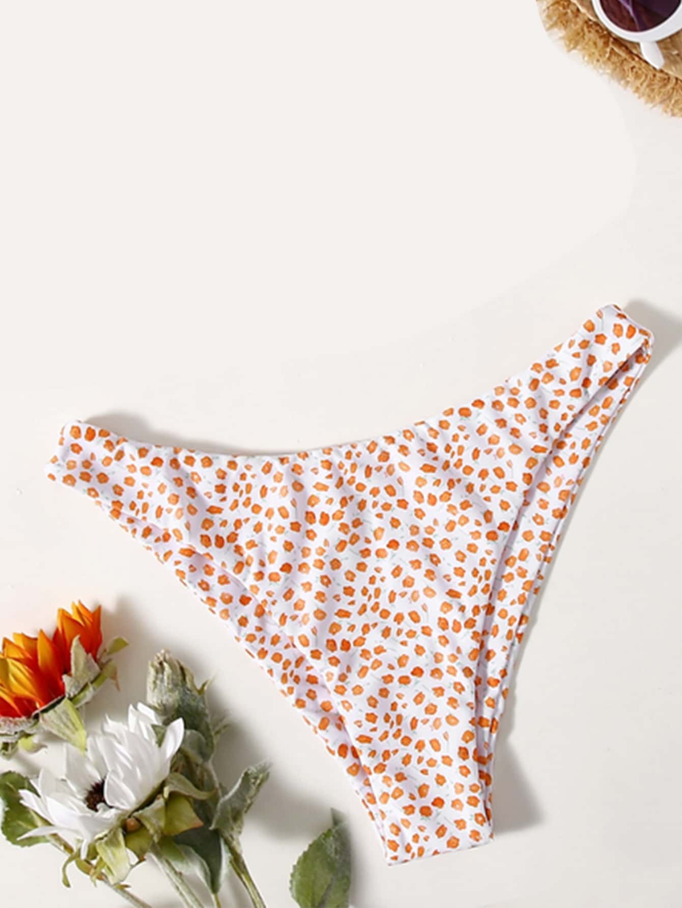 Floral Bikini Panty - Multicolor - View 3