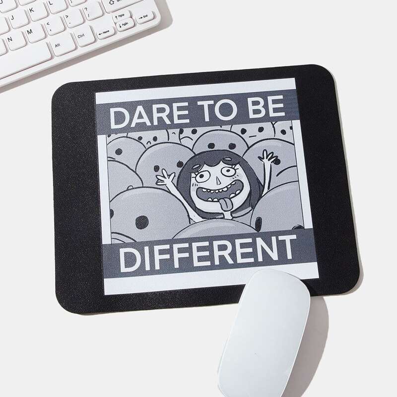 

Cartoon Graphic Mouse Pad, Black