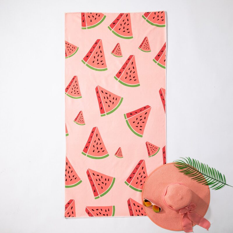 

Watermelon Print Beach Blanket, Multicolor
