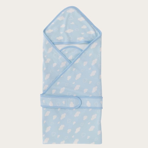 

Baby Cloud Print Blanket, Blue