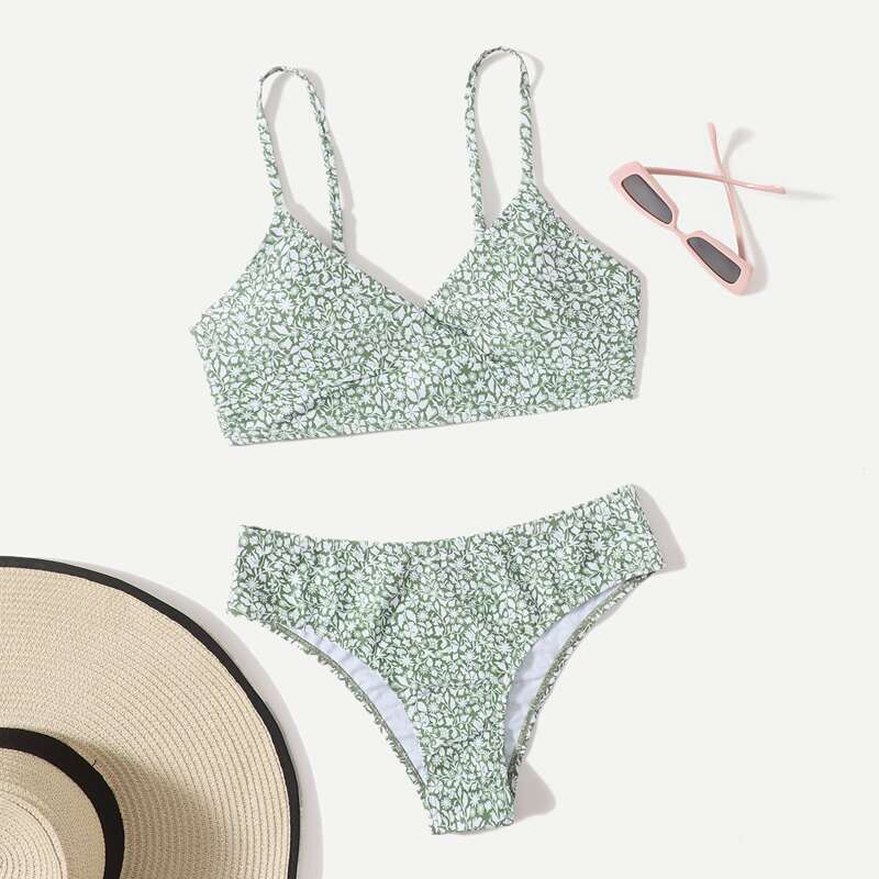 

Ditsy Floral Bikini Swimsuit, Multicolor