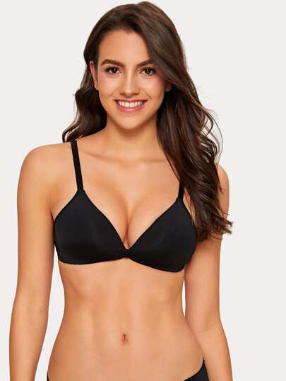Solid Seamless Bra