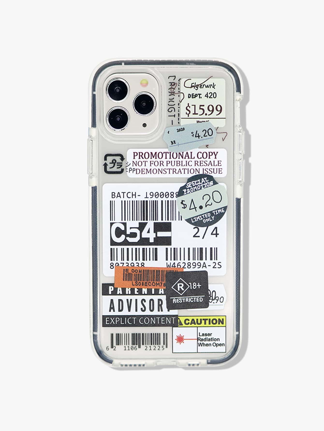 Mix Label Case Compatible With iPhone - Multicolor - View 1