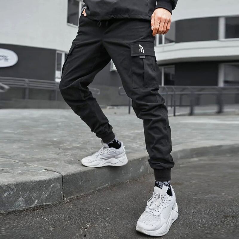 

Guys Flap Pocket Cargo Pants, Black