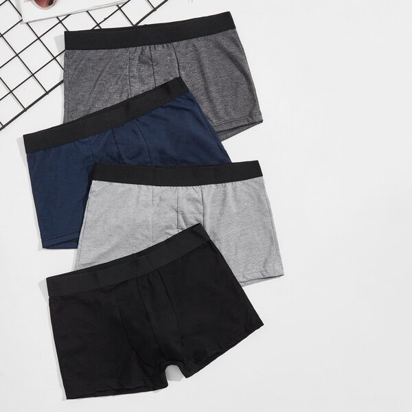 

Men 4pcs Boxer Brief, Multicolor