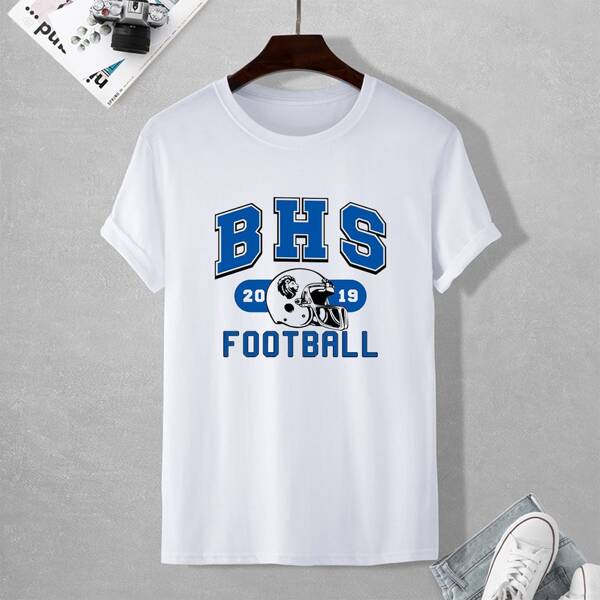 

Men Letter Graphic Tee, White