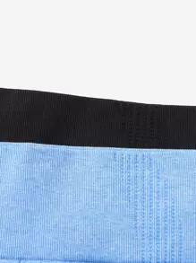 Easithlete 3pcs Seamless High Stretch Sports Shorts Stretchy ShortsWomen Sweat Short, Gym Short, Biker Short - Multicolor - View 5