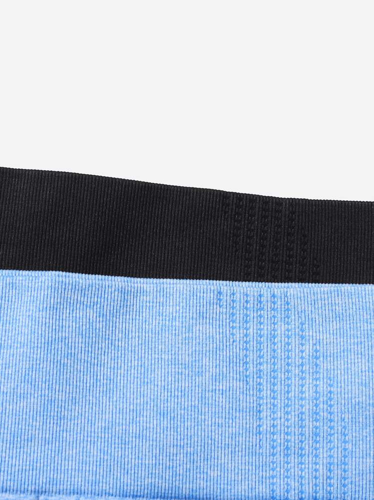 Easithlete 3st Seamless High Stretch Sports Shorts Stretchiga Shorts Damer Sweat Short, Gym Shorts, Biker Shorts - Multifärgad - Visa 5