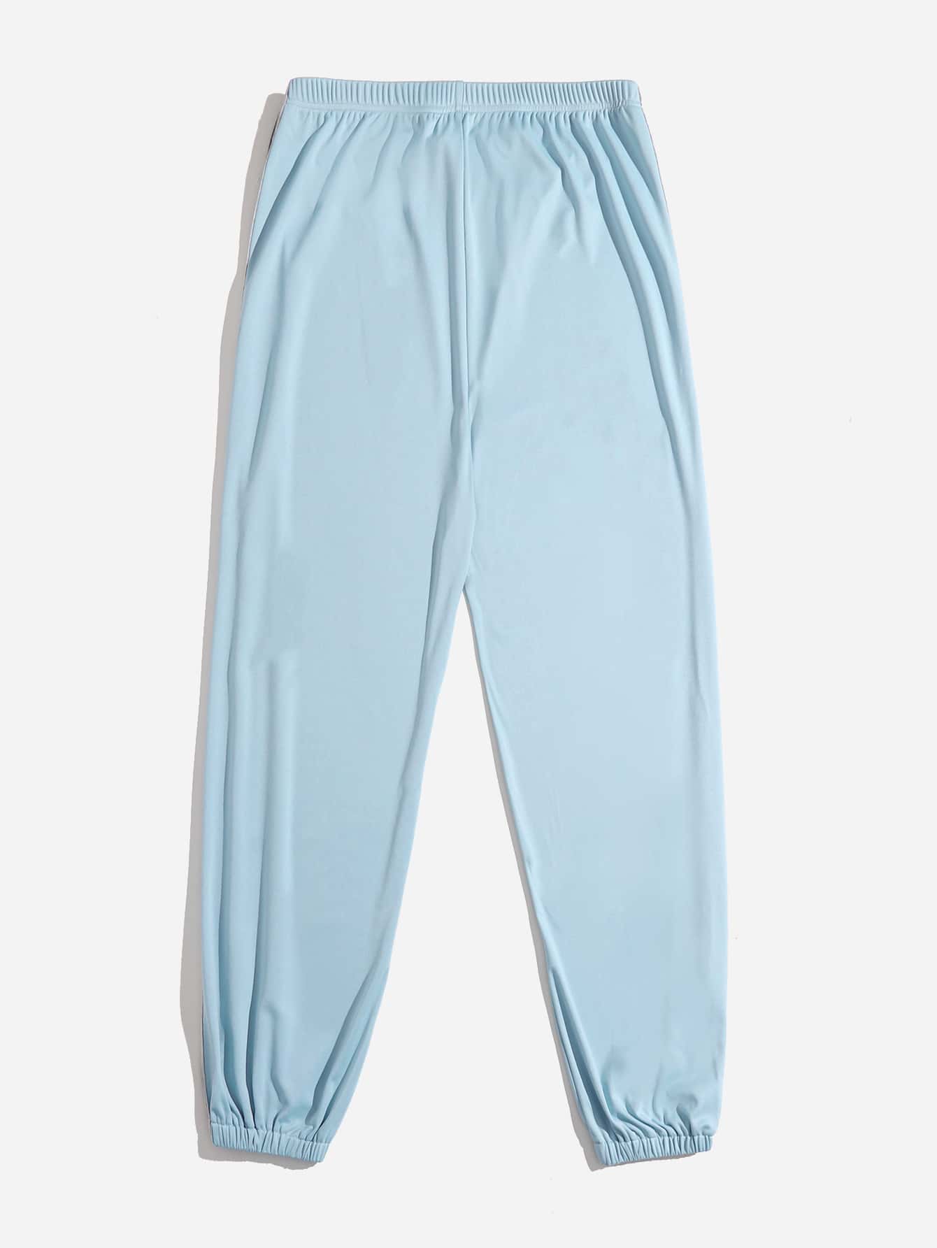 Plus Striped Side Sweatpants
