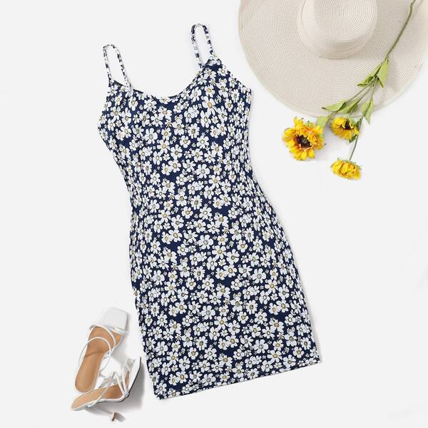 

Plus Ditsy Floral Cami Dress, Multicolor