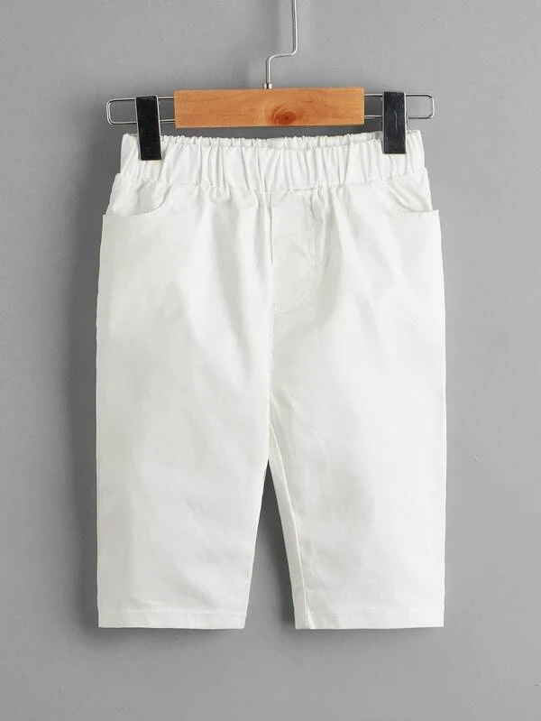 Shein Toddler Girls Slant Pockets Bermuda Shorts Shein Usa