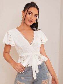 SHEIN Blusas - Blanco - Ver 1