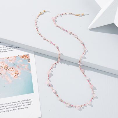 Stone Decor Glasses Chain